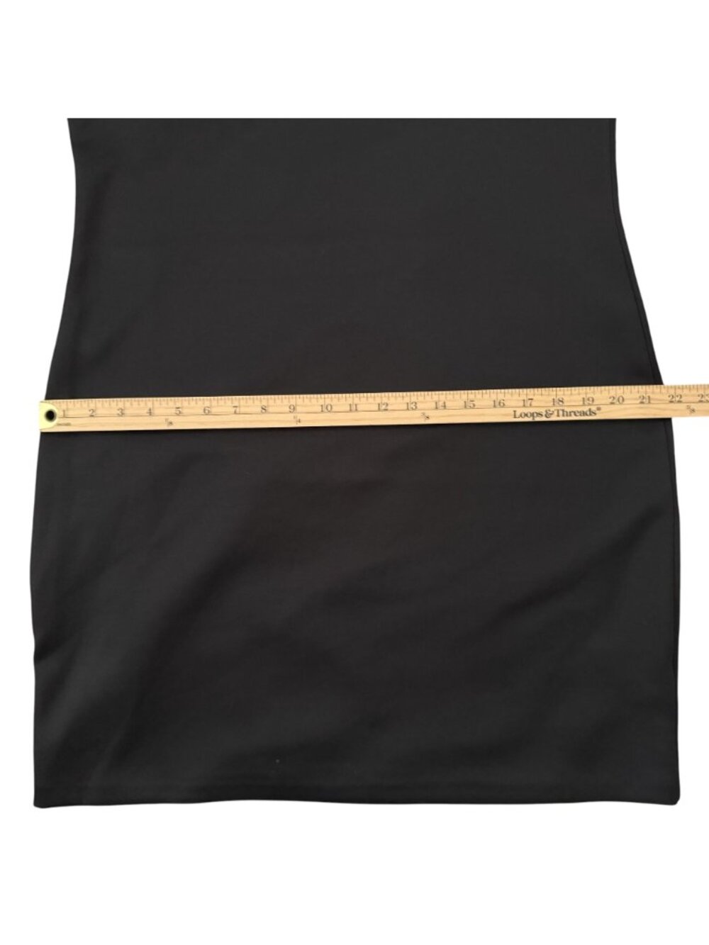 NWT Michael Kors Black Shift Dress With Sheer Yoke Panel Stretch Size Large - Picture 10 of 12